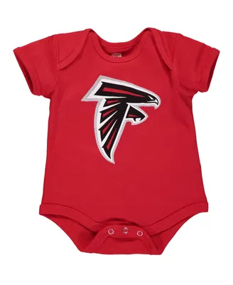 Newborn Boys and Girls Red Atlanta Falcons Team Logo Bodysuit