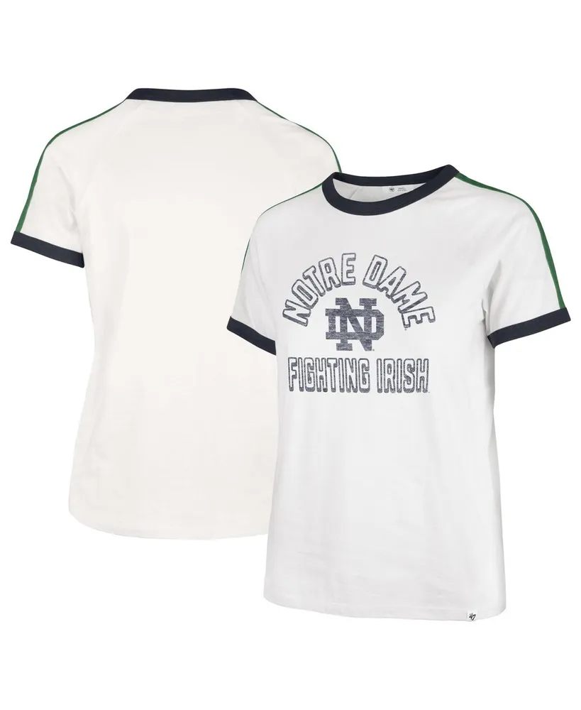 Women's '47 Brand White Notre Dame Fighting Irish Sweet Heat Peyton T-shirt