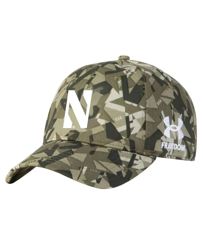 Under Armour Men's Under Armour Camo Northwestern Wildcats Freedom  Collection Adjustable Hat