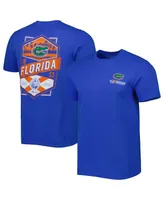 Men's Royal Florida Gators Double Diamond Crest T-shirt