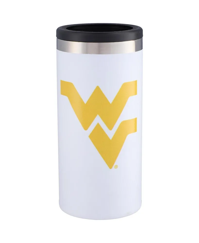 West Virginia Mountaineers Team Logo 12 Oz Slim Can Holder