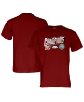 Men's Blue 84 Cardinal Arkansas Razorbacks 2023 Sec Women's Indoor Track and Field Champions Locker Room T-shirt