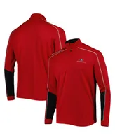 Men's Columbia Red Georgia Bulldogs Shotgun 2.0 Omni-Wick Quarter-Zip Jacket