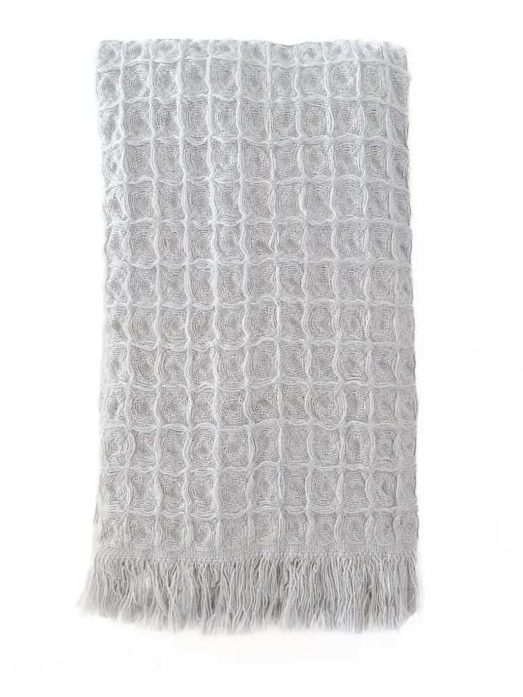 Dark Grey Waffle Hand Towel