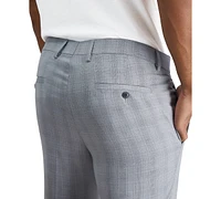 Kenneth Cole Reaction Men's Slim-Fit Stretch Check Dress Pants