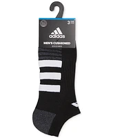 adidas Men's 3-pk. Cushioned No-Show Logo Socks