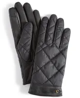 Cole Haan Women's Faux-Fur-Lined Quilted Puffer Gloves