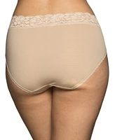 Vanity Fair Women's Flattering Lace Hi-Cut Panty Underwear 13280, extended sizes available