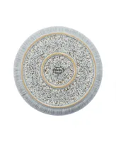 Denby Halo Speckle Set of 4 Medium Plates