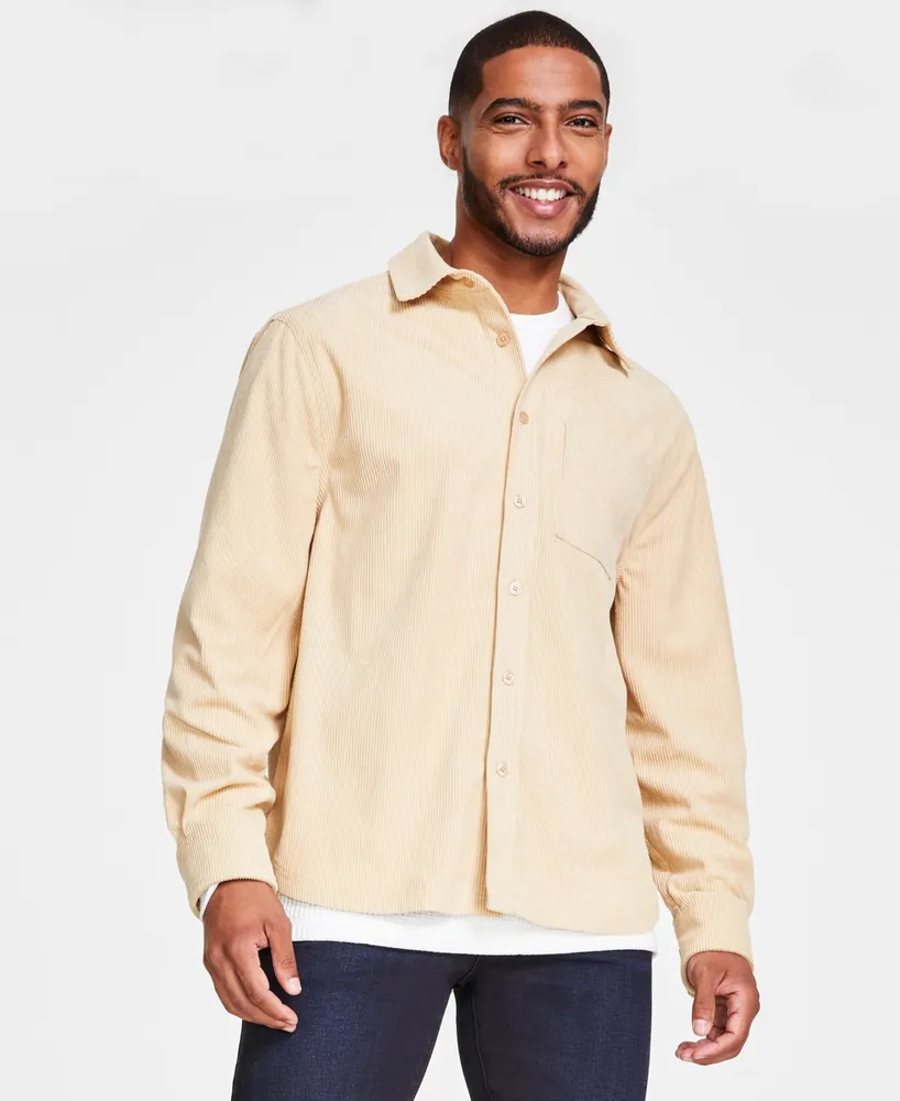 And Now This Men's Oversized-Fit Corduroy Shirt Jacket, Created for Macy's
