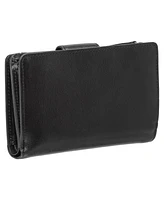 Mancini South Beach Rfid Secure Mini Clutch Wallet