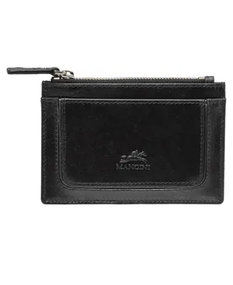 Mancini South Beach Rfid Secure Card Case and Coin Pocket