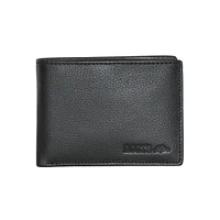 Roots Men's Men Leather Slimfold Wallet with Removable Id