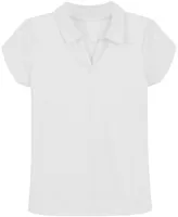 Nautica Big Girls Plus Uniform Short Sleeve Knit Performance Polo Shirt