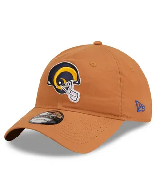 Men's New Era Brown Los Angeles Rams Core Classic 2.0 9TWENTY Adjustable Hat