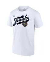 Men's Fanatics White Denver Nuggets 2023 Western Conference Champions Locker Room Big and Tall T-shirt