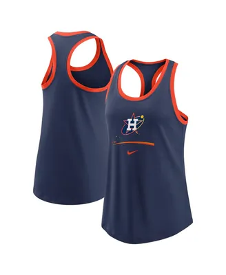 Women's Nike Navy Houston Astros City Connect Tri-Blend Tank Top