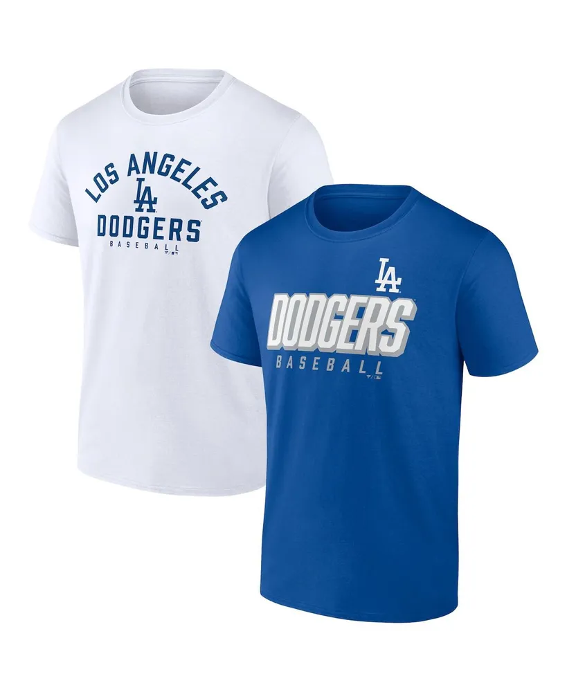 Men's Fanatics Royal, White Los Angeles Dodgers Player Pack T-shirt Combo Set
