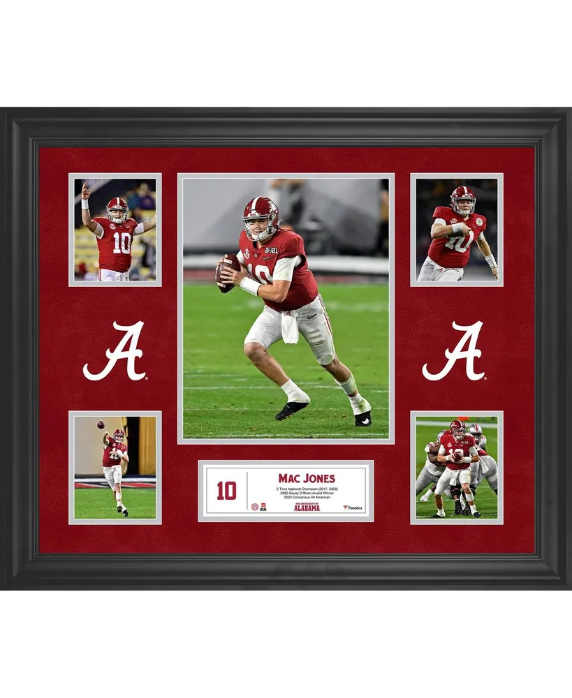 Mac Jones Alabama Crimson Tide Framed 5-Photo Collage