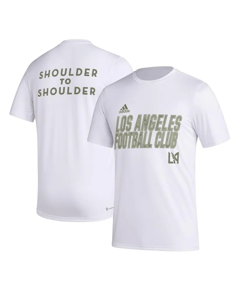 Men's adidas White Lafc Team Jersey Hook Aeroready T-shirt