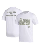 Men's adidas White Lafc Team Jersey Hook Aeroready T-shirt