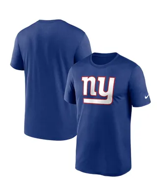 Men's Nike Royal New York Giants Legend Logo Performance T-shirt
