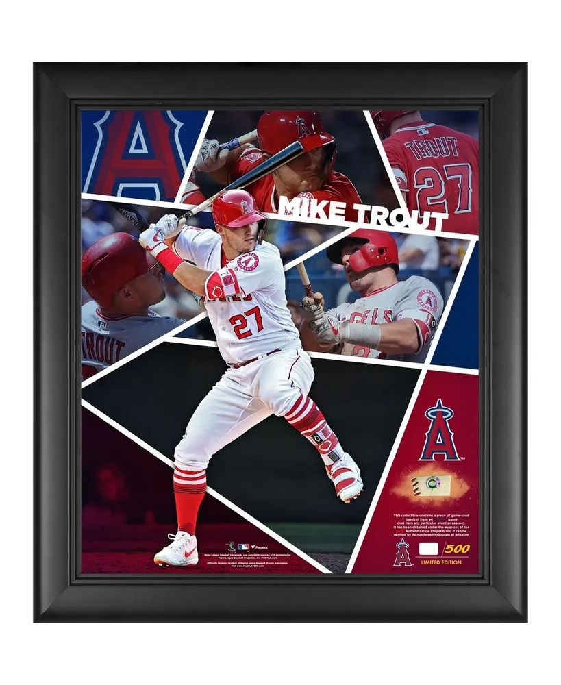 Mike Trout Los Angeles Angels Impact Jersey Frame