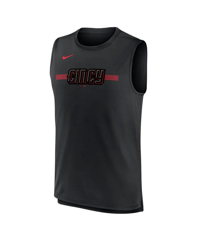 Nike Men's Black Cincinnati Reds 2023 City Connect Muscle Tank Top -  ShopStyle Shirts