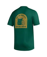 Men's adidas Green Portland Timbers Team Jersey Hook Aeroready T-shirt