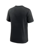 Men's Nike Heather Black Cincinnati Bengals Team Tri-Blend T-shirt