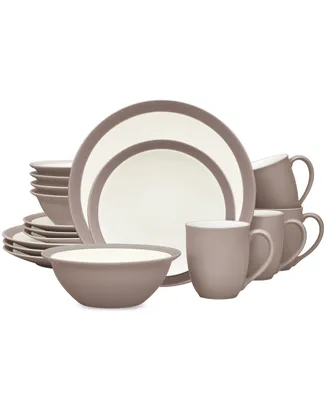 Noritake Colorwave Curve 16-Pc. Dinnerware Set