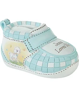 Precious Moments Jesus Loves Me Blue Bootie Ceramic Bank