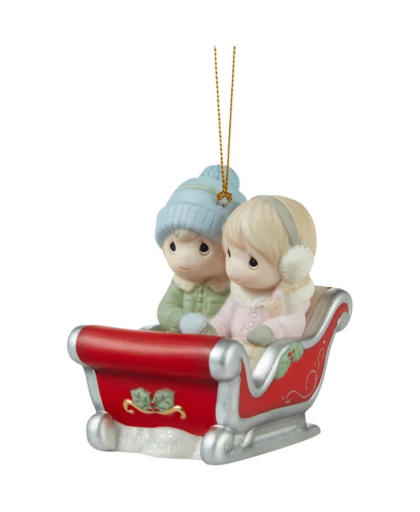 Precious Moments A Cozy Ride By Your Side Porcelain Ornament