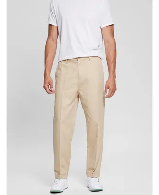 Guess Men's Clement Twill Cropped Chino Pants