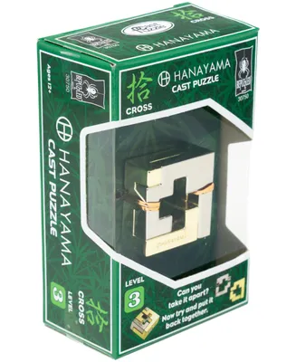 Bepuzzled Hanayama Level 3 Cast Puzzle, Cross