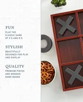 Studio Mercantile Premium Solid Wood Tic Tac Toe Board Game