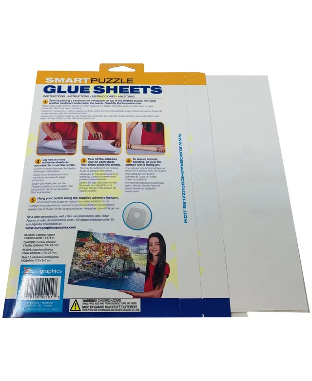 Smart Puzzle Glue Sheets, Feuilles de colle pour casse-tête