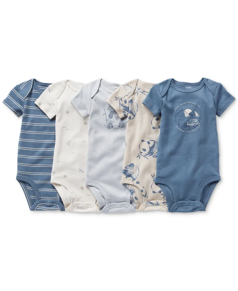 Carter's Baby Boys Short Sleeve Bodysuits