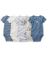 Carter's Baby Boys Short Sleeve Bodysuits, Pack of 5