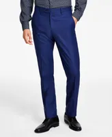 Alfani Men's Slim-Fit Stretch Solid Suit Pants, Created for Macy's