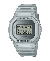 G-Shock Men's Digital Silver-Tone Resin Watch 43.8mm, DW5600FF-8