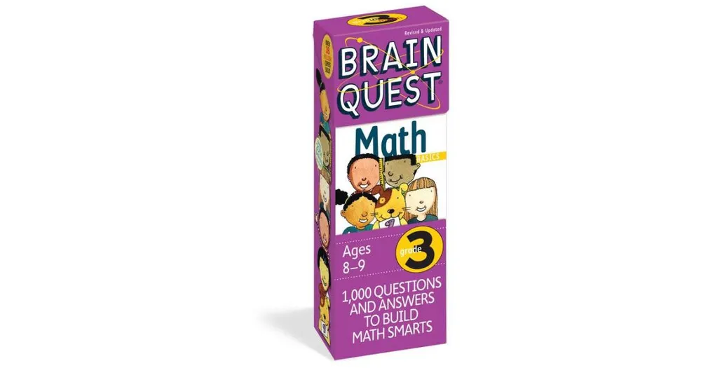 Brain Quest 3rd Grade Math Q&A Cards: 1000 Questions and Answers to Challenge the Mind. Curriculum-based! Teacher-approved! by Janet A. Meyer