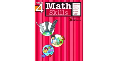 Math Skills: Grade 4 (Flash Kids Harcourt Family Learning) by Flash Kids Editors