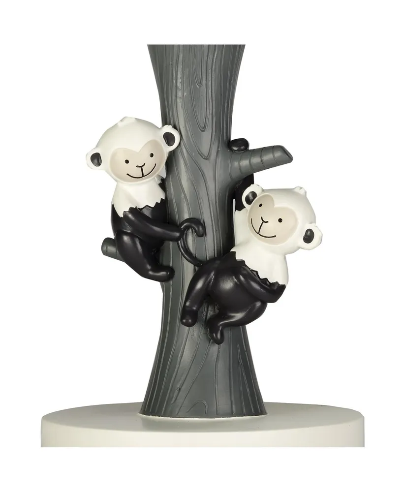 Lambs & Ivy Jungle Party Tree with Monkeys Lamp with Shade & Bulb