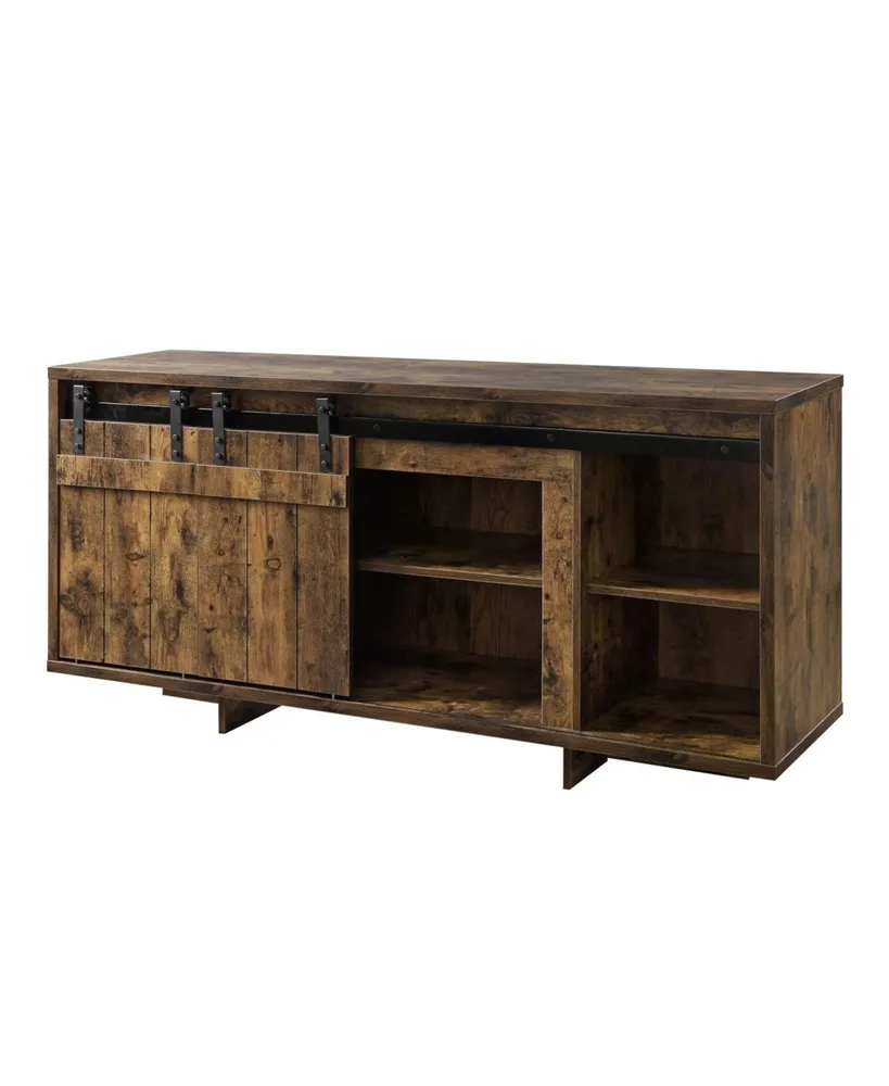 Simplie Fun Bellarosa Tv Stand, Rustic Oak