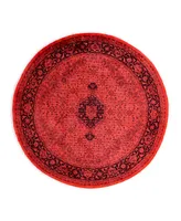 Adorn Hand Woven Rugs Fine Vibrance M1258 6'8" x 6'8" Round Area Rug