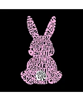 Big Girl's Word Art T-shirt - Easter Bunny