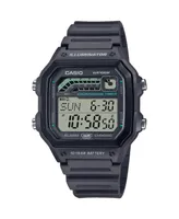 Casio Men's Digital Gray Resin Watch 42.1mm, WS1600H-8AV