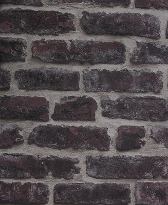 Transform Industrial Brick Peel and Stick Wallpaper