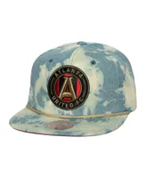 Men's Mitchell & Ness Blue Atlanta United Fc Acid Wash Snapback Hat